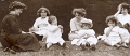 19110000 NETTA ZARIFI (née Vlasto) - ALEXANDRA IONIDES (m. Bowhill) - NELLIE DEMETRIADI (née Ionides) - FANNY RODOCANACHI (née Vlasto) at Saltmarsh Ca